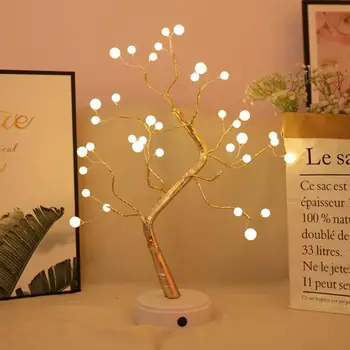 LED Öö Lambi Mini Jõulupuu vasktraat Vanik Lamp Kodus Laste Magamistuba Kaunistused Haldjas Tuled Puhkus Valgustus