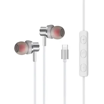 USB Type-C-In-ear Kõrvaklapid, Kõrge, Kvaliteet Super Bass Traadiga Muusika Kõrvaklapid Koos Mic Tüüp C Andrews Huawei Xiaomi Mobiilne Telefon