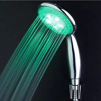 7 Värvi LED Automaatne Muutmine Ere Valgus, Vesi Vannituba Kodu Dušš Peaga