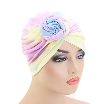Donut Turban Mütsid Naistele Keemia Müts Islami Plisseeritud Puuvill Headscarf Müts Naine Turbans Moslemi Ühise Põllumajanduspoliitika Kapoti Juuste Hõlmab