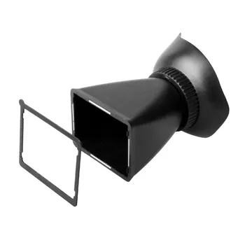 Eest S0NY NEX3, NEX5, LCD Pildiotsija 2.8 X Luup Eyecup Extender Kaamera Päikesevarju Hood Koos Optiline Klaas V4