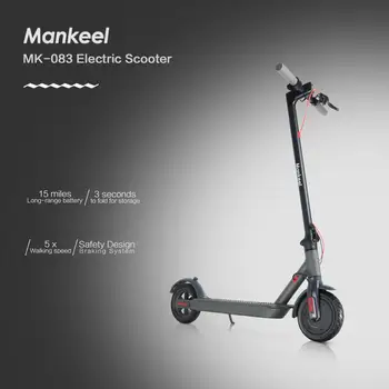 NR MAKSU-ELI/USA 3-7 päevaga 365 Electric Scooter 7.8 Ah 25KM Vahemikus Kokkupandav Roller Smart App/LED Ekraan E Roller