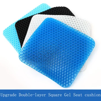 Honeycomb auto diivan Iste sitter vaip istmepadja emakakaela tervishoiu valu Uuendada Paindlik 3D jää pad massaaž geel padi