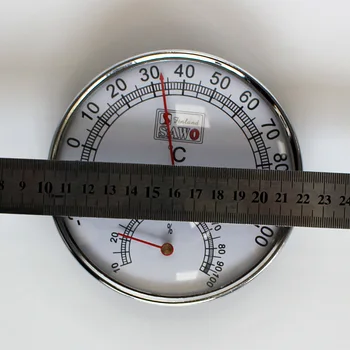 Saun Hygrometer Metall-Juhul, Vann Väljas-Kasutatakse Sise-Ja Aur
