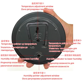 Saun Hygrometer Metall-Juhul, Vann Väljas-Kasutatakse Sise-Ja Aur