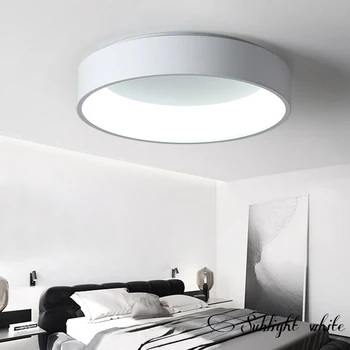 Must/valge/Hall Minimalism Kaasaegne LED laelambid eest elutuba voodiga tuba lamparas de techo LED Lakke Lamp valgustid