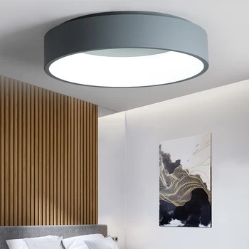Must/valge/Hall Minimalism Kaasaegne LED laelambid eest elutuba voodiga tuba lamparas de techo LED Lakke Lamp valgustid