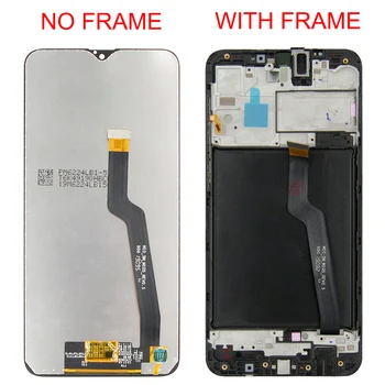 Samsung Galaxy A10 LCD Ekraan Puutetundlik Digitizer Assamblee 2019 A105 A105F SM-A105F koos raami varuosade asendamine