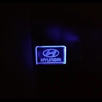 Kaasaegne Hyundai kristall + metall USB flash drive pendrive Custom Logo 4GB 8GB 16GB 32GB 64GB 128GB Väliseid salvestus memory stick