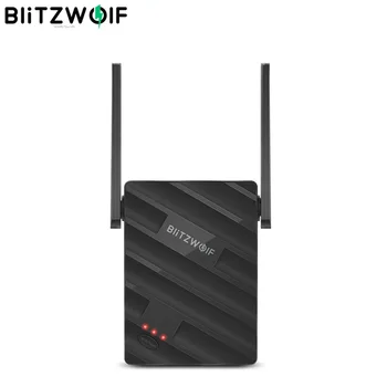 BlitzWolf BW-NET2 Wireless Repeater 300Mbps Wireless laiendaja Toetab 64 Seadmed, Kaasaskantav WiFi Signaali Võimendi Süütevõimendid