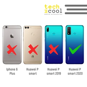 FunnyTech®Silikooni puhul Huawei P smart 2020 l Frida tausta värvid märkide kujunduse illustratsioonid 3