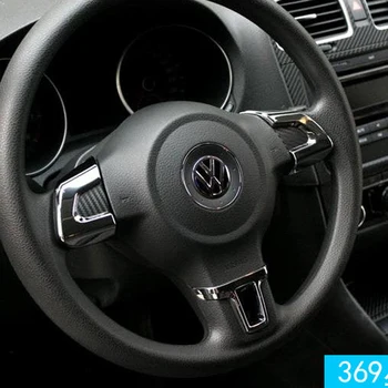 3/6/9 o ' clock rooli Litrid Sisekujundus ABS plastikust kleebis Volkswagen VW Uut Sagitar Polo Bora GOLF 6 JETTA Santana osad