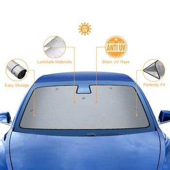 Auto Päikesevarju Kate Tesla Model 3 Esiklaasi Päikesesirm Protector Auto Katuseakna Pime Tumenevad Neto