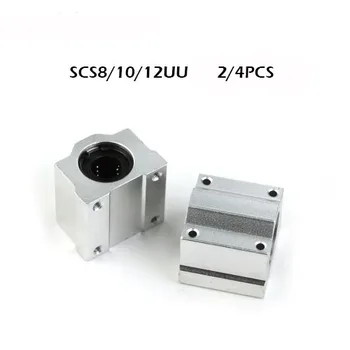 2/4tk/palju SC8UU SCS10UU SCS12UU Lineaarne kuullaager 3D Printer Tabel Algatusel Laagri Slaid CNC Osa Ruuteri rodamiento lineales