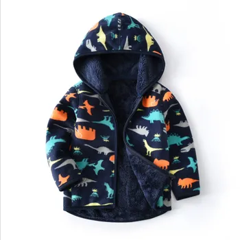 Beebi Poistele Coat & Jacket Laste Ülerõivad Talve Kapuutsiga Mantlid Talve Jope Dinosaurused Lapsed Mantel Laste Soe Tüdrukute Riided