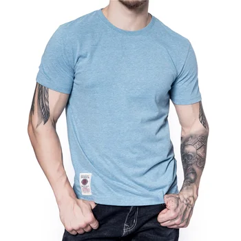 2021 Uus Suvi Lihtne Puuvill Tshirt Meeste Vabaaja Värviga O-kaeluse Kvaliteetsed Meeste Riided Fashion 19 Värvi Meeste T-Särk