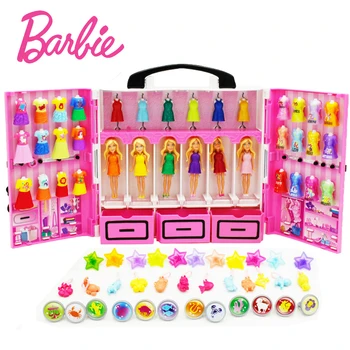 Algne Barbie Piiratud Kogumise Mänguasi Uusim Unistus Garderoob Naljakas Teeselda, Nukud Mänguasi jõulupüha Kingitus Barbie Boneca DTC36