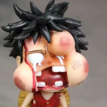15cm Anime Tegevus Joonis Mänguasja Ühes Tükis Monkey D. Luffy Joonis Nutma Luffy Arvandmed PVC Käik 4 Muuta Luffy Mänguasjad Nukk Mudel Kingitus
