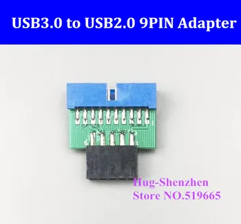 Šassii Esiosa USB3.0 19 PIN-20 pin emane, et USB2.0 9-pin adapter, USB 3.0-19pin /20Pin USB 2.0 9PIN konverteri adapter