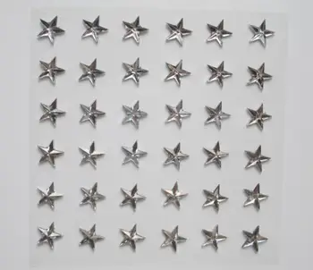 500 lehed 12mm 36pcs/sheet star kristall kleebis isekleepuvad scrapbooking pulm paber käsitöö album, telefon diamond DIY