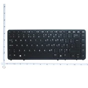 UK inglise Sülearvuti klaviatuur HP EliteBook 840 G1 850 G1 840 G2 850 G2 Seeria UK layout NR Taustavalgustusega NR juhtides kinni