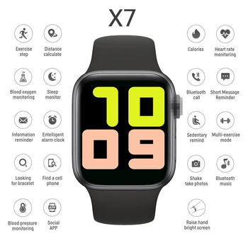 IWO MAX 2 X7 Bluetooth Smart Watch Kõne Täielikult Puutetundlik Ekraan Sport Fitness Tracker Südame Löögisagedus, vererõhk Smartwatch Pedometer
