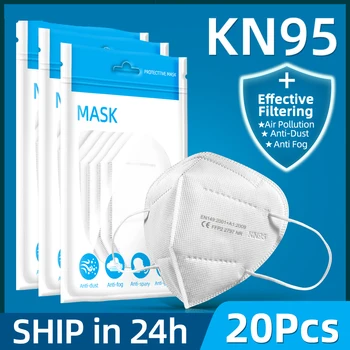 10-200 Tk KN95 Näo Mask FFP2 Hingav Ohutu Tolmukindel Respiraatorit Suu Maskid Filtreerimine Maske Kaitsva Korduvkasutatavad Mascarillas