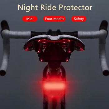 Bike Taillight Ratsutamine Tagumised Led-USB Sissenõutavaks Veekindel Mountain Bike Jalgrattasõit Kerge Saba-lamp Jalgratta Valgus