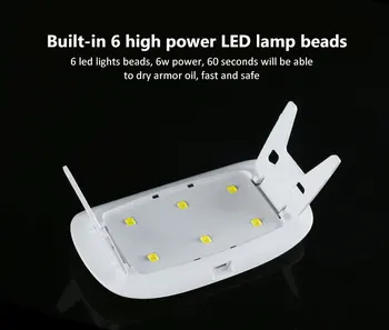 #86213 Venalisa LED UV Lamp küünelaki Kuivamise Küünte Mini Lamp USB Juhe Jää Lamp Küünte Kuivati
