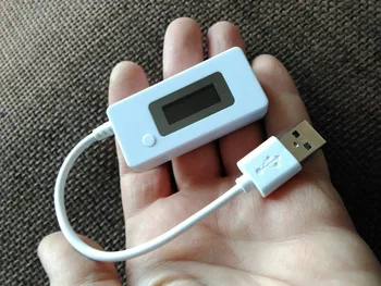 SJAMING Micro-USB Laadija Aku mahtuvus ja Pinge Praeguste LCD-Tester Arvesti Detektor Nutitelefoni Mobile Power Bank