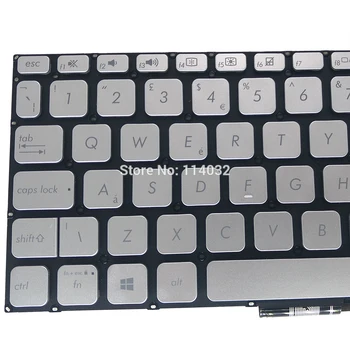 UK klaviatuur ASUS Vivobook 14 15 X409 x409ua x409fa eesti GB silver raamita MP-13J66E0-5281 19F479420001Q 0KNB0-3108SP00