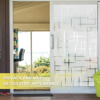 LUCKYYJ Jäätunud Akna Film isekleepuvad Läbipaistmatu Privacy Glass Film Kodu Köögi -, Kontori-Anti-UV Dekoratiivsed Akna Kleebised