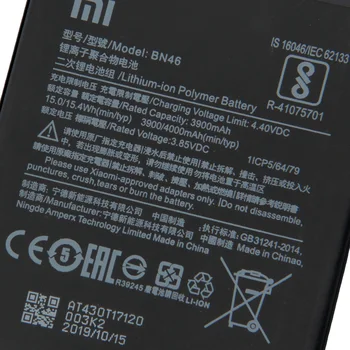 Xiao Mi Originaali Asendamise Telefoni Aku BN46 Jaoks Xiaomi Redmi7 Redmi 7 Note6 Lisa 6 Lisa 8 Note8 Tähele, 8T 4000mAh + Tasuta Tööriistad