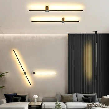 Minimalistlik LED põrandalambid elutuba Led Alumiinium Vertikaalsed Tabel Lamp Loominguline Seina Lambid Rippuvad Lambid Decor Light Fixtures