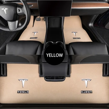 3tk Ees Taga Auto Põranda Matid Tesla Model 3 libisemisvastase Kattega Kohandatud Vaip Veekindel Lõhnatu Pad Auto Tarvikud