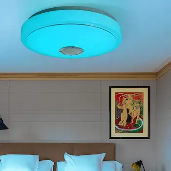 Kaasaegne RGB LED laelambid Home valgustus 36W 72W APP bluetooth-Muusika, Valgus, Magamistuba Lambid Smart Lae Lamp+Kaugjuhtimispult