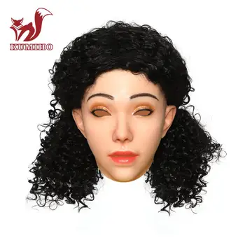KUMIHO Kõrge Kvaliteediga Silikoonist Käsitsi valmistatud Mask saab Teha Kuni Keyes Stiilis Lava rekvisiidid, Cosplay Tulemuslikkuse Transseksuaalsete Drag Queen