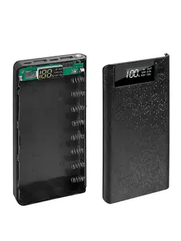 5V Dual USB-LCD Digitaalne Ekraan 8*18650 Power Bank Aku Laadija karbis Mobiiltelefoni Laadija DIY Shell Case For Iphone 11 Pro