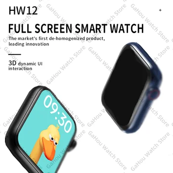 HW12 smart watch Bluetooth-38mm smartwatch Naised Meeste käekellad reloj Kellad IOS Android PK IWO 12 13 oppo vaadata haylou 05