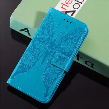 Näiteks Huawei Honor 8A 8 AButterfly Muster Rahakott Klapp Telefoni Puhul Huawei Honor 8S 8 S Cover Nahk