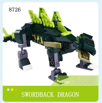 GUDI 5in1 Ümberkujundamise Tähestik Robot Dinosaurus Loomade God of War Hariduslik Tegevus Joonis ehitusplokk Mudel Kids Mänguasi kingitus