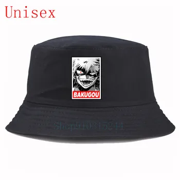 Bakugou katsuki Boku No Kangelane akadeemiliste Ringkondade kalamees müts hip-hop panama ühise põllumajanduspoliitika päike müts müts meeste suve mütsid naistele