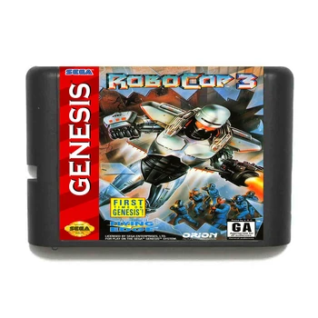 Robocop 3 16 bit MD Mäng Kaardi Jaoks Sega Mega Drive Jaoks Genesis