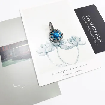 Ripats Ornament Sinine,2019 Brändi Mood Trendikas Ehteid Euroopa 925 Sterling Hõbe Bijoux Kaelakee Tarvikud Kingitus Naine