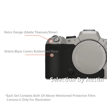 Retro Disain Objektiivi Decal Kleebis Canon EOS R5 EOS R6 EOS R EOS RP Protector Anti-scratch Mantel Wrap Kate Juhul