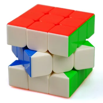 YONGJUN YJ Ruilong Stickerless 3x3x3 Magic Cube Kiirus Puzzle 3*3 Kiirust, Kuup Haridus Magico Cubo haridus Mänguasjad, Kingitused 55mm
