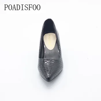 CEVABULE Naine Ruudu Kanna Pumbad Sügis Fashion Shoes Pu Madal madala kontsaga Kingad, Kõrge Kontsaga Kingad, Pikad