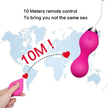 Naine Vibraator Vibreeriv Armastus Munad Tupe Kliitori Stimulaator Remote Silikoon Sugu Mänguasi Naistele Masturbator Mänguasjad Täiskasvanutele