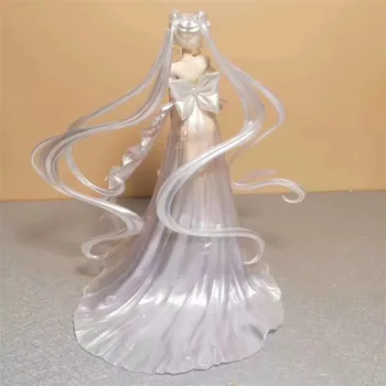 Sailor Moon Anime Arvandmed Tüdruk PVC Mänguasjad Usagi Tsukino Pulm Kleit Laekuva Mudel Sailor Moon Tegevus Figuriin Figma Juguetes
