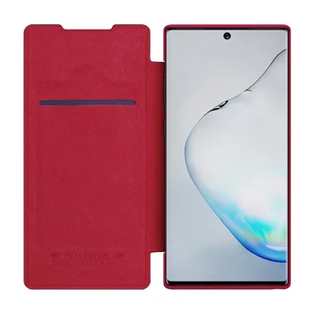 Nillkin Qin Luksus Ultra Õhuke Raamat Nahast Flip Case Cover For Samsung Galaxy Note 10 9 20 S10 S20 Pluss Note20 Ultra Note10 Pluss